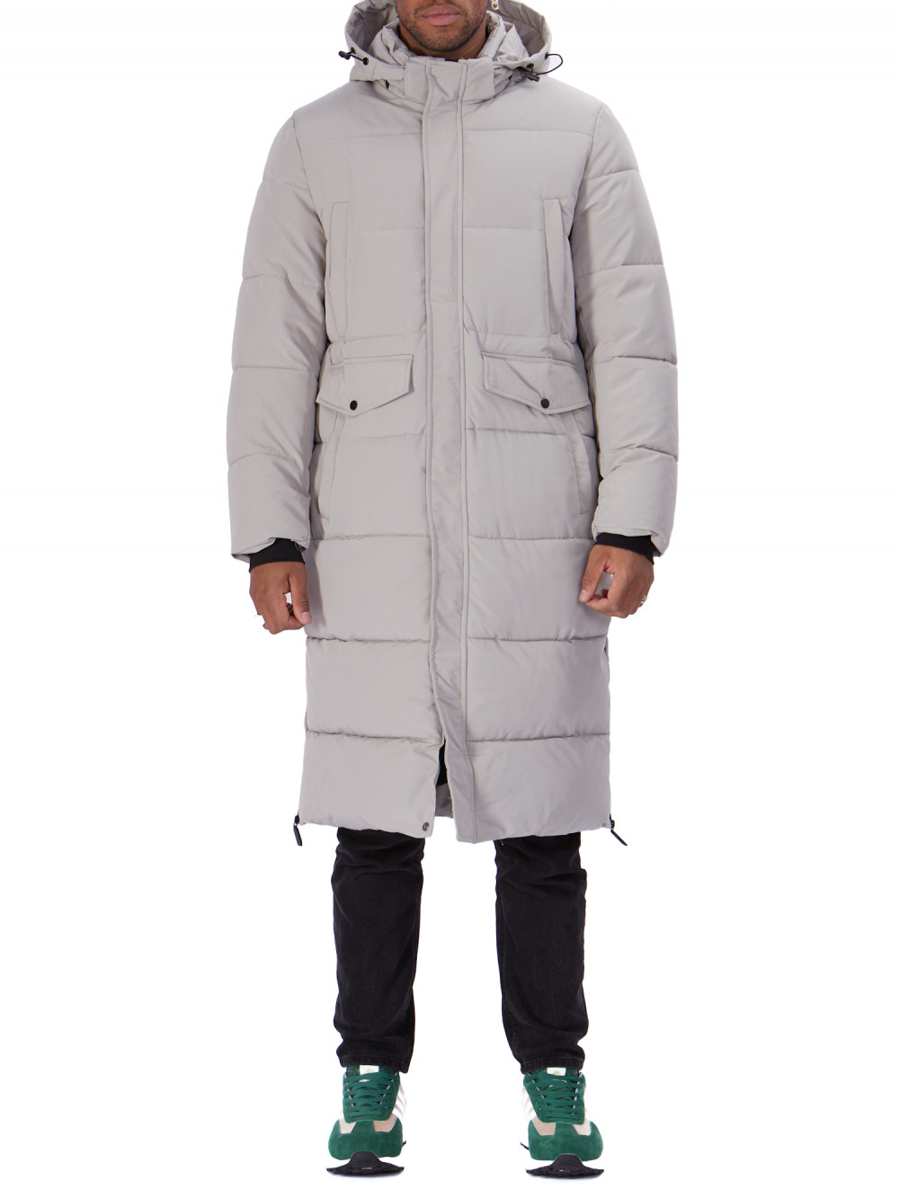 

Куртка мужская NoBrand AD7708 серая M, AD7708