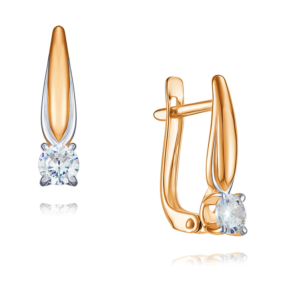 

Серьги из красного золота с фианитом ADAMAS 24039141/01-А50Д-72, 24039141/01-А50Д-72