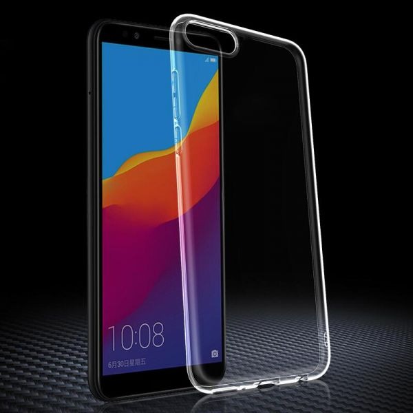 

Накладка силикон для Huawei Y5 Prime/Y5 (2018)/Honor 7A прозрачная, Прозрачный, Накладка силикон Huawei Y5 Prime/Honor 7A