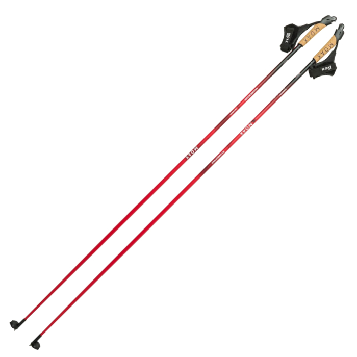 Лыжные палки MOAX MP30-00 M3 Carbon Race Карбон 100% красный 150
