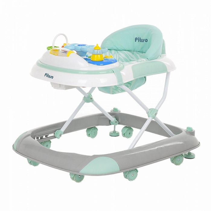

Ходунки Pituso Маленький водитель Grey, Mint Серый, Ментол, Маленький водитель