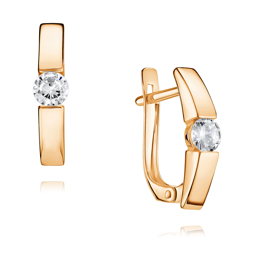 

Серьги из красного золота с фианитом ADAMAS 24039142/01-А50Д-72, 24039142/01-А50Д-72