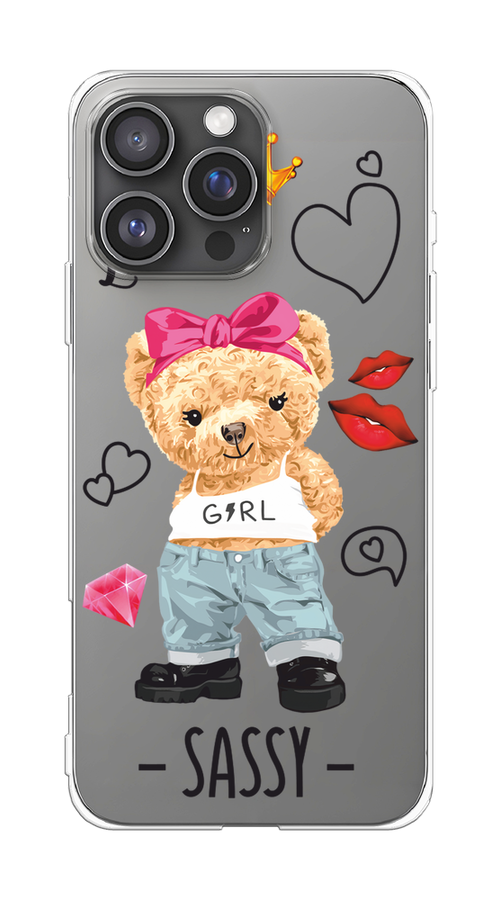 

Чехол на Apple iPhone 16 Pro Max "Sugar Mommy", Голубой;белый;розовый, 16350-1