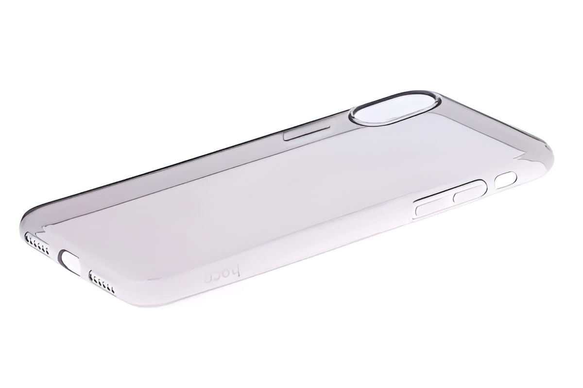 

Накладка силикон для iPhone X/Xs прозрачная черная, Черный;прозрачный, iPhone X