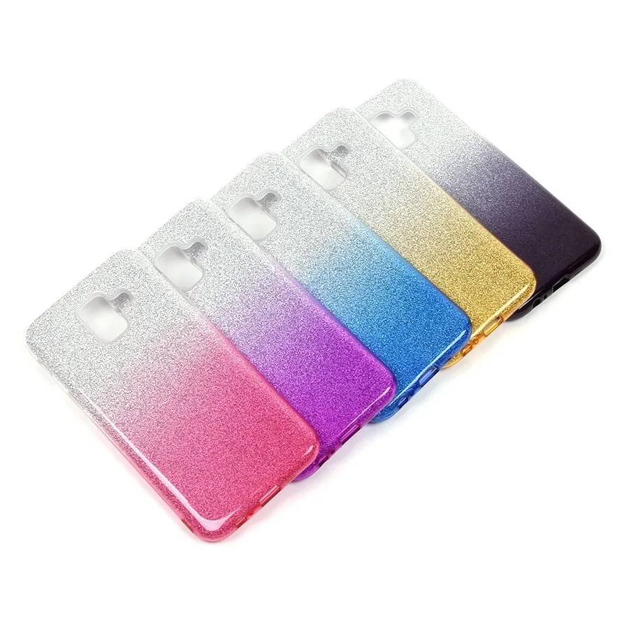 

Накладка силикон для Samsung A600 Galaxy A6 (2018) пудра черная, Черный