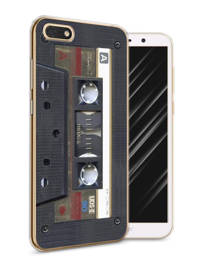 

Чехол Awog на Honor 7A "Пленочная кассета", Серый;белый, 65250-9