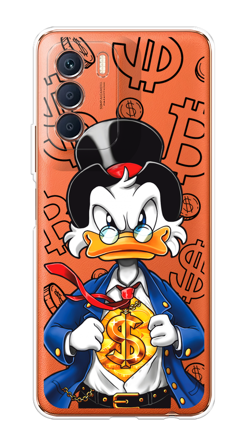 

Чехол на Infinix Zero 5G 2023 "Scrooge Goldman", Черный;белый;синий, 3104450-1