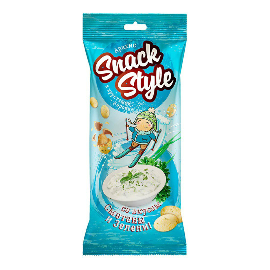 

Арахис Snack Style в хрустящей корочке 80 г в ассортименте