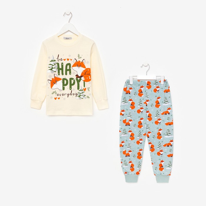 

Luneva Пижама для девочки, цвет белый/серый, рост 128 см