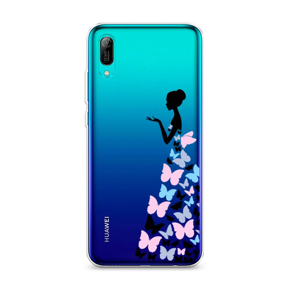 фото Чехол awog "платье из бабочек" для huawei y6 pro (prime) 2019