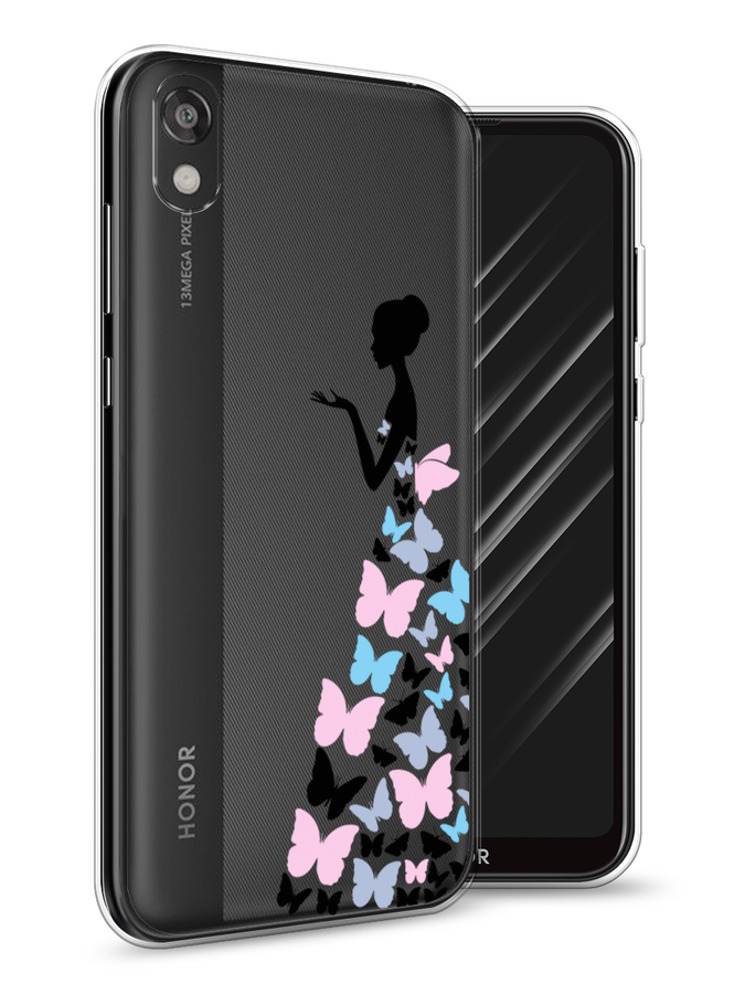 фото Чехол awog "платье из бабочек" для huawei y5 2019