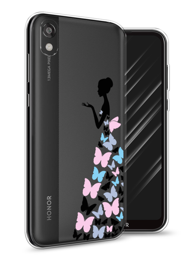 

Чехол Awog на Huawei Y5 2019 "Платье из бабочек", Белый;розовый, 69050-1