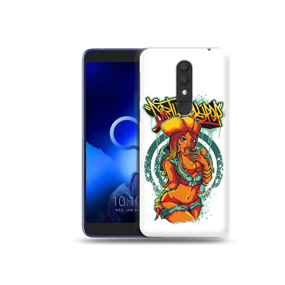Чехол MyPads Tocco для Alcatel 1X нарисованная девушка комикс (PT133941.659.500)