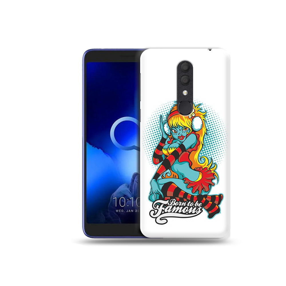 

Чехол MyPads Tocco для Alcatel 1X нарисованная девушка в наушниках (PT133941.659.498), Прозрачный, Tocco