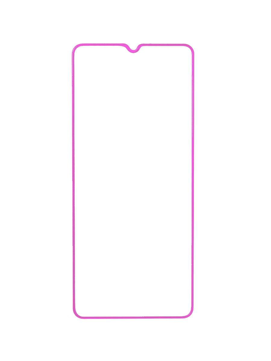 

Защитное стекло для Samsung Galaxy A31/A32/A22/M22 с фиолетовой светящейся рамкой, ZTG-N-SAM-A315