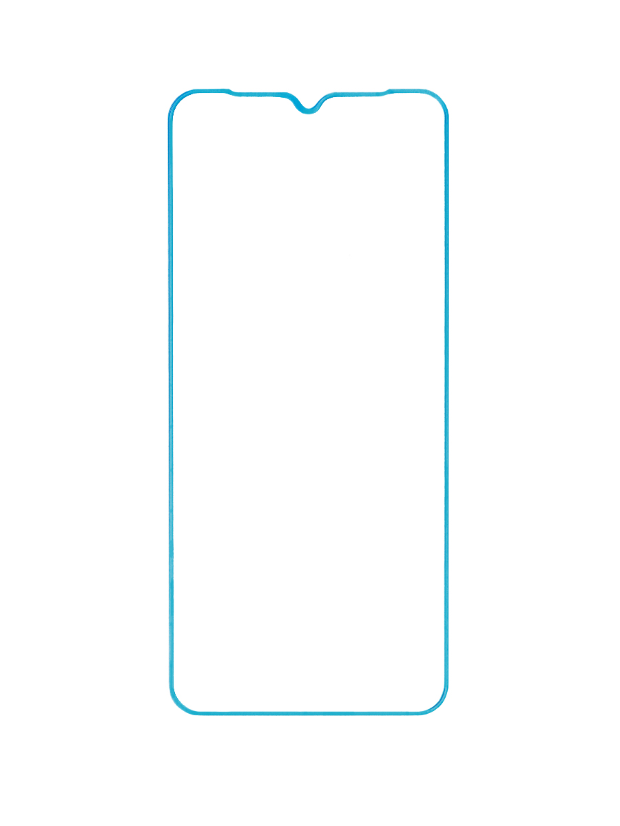 

Защитное стекло для Samsung Galaxy A12/A12 Nacho/A03s с синей светящейся рамкой, ZTG-N-SAM-A125