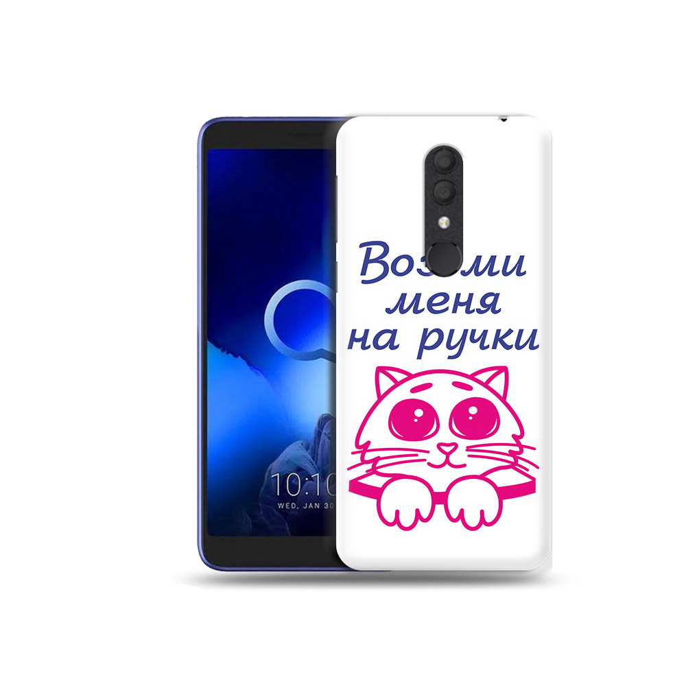 

Чехол MyPads Tocco для Alcatel 1X мяу (PT133941.659.491), Прозрачный, Tocco