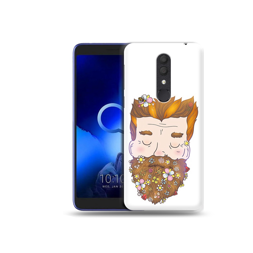 

Чехол MyPads Tocco для Alcatel 1X мужчина с цветами в бороде (PT133941.659.489), Прозрачный, Tocco