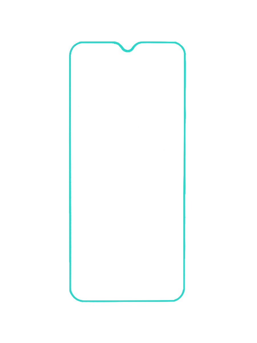 

Защитное стекло для Realme 5/6i/C3 C11/C11 2021/C25s с зеленой светящейся рамкой, ZTG-N-RLM-5
