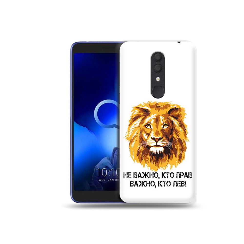 

Чехол MyPads Tocco для Alcatel 1X мудрый лев (PT133941.659.486), Прозрачный, Tocco