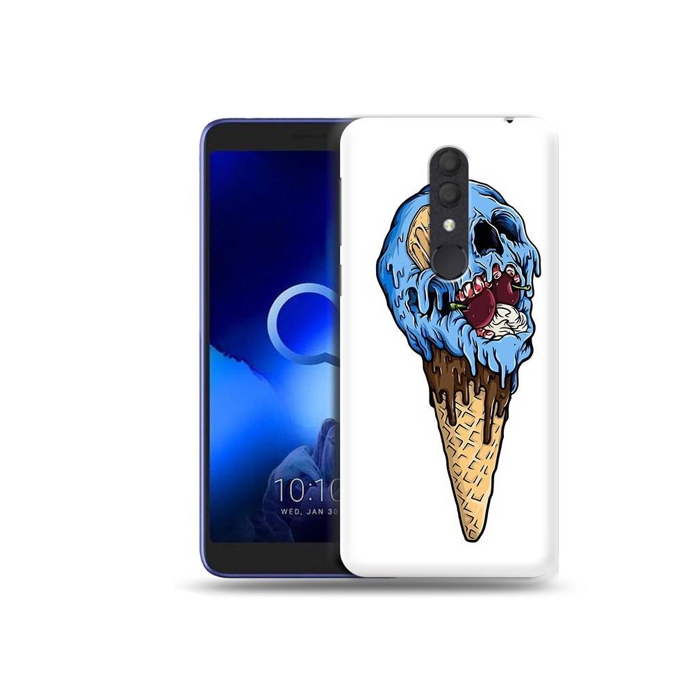 

Чехол MyPads Tocco для Alcatel 1X мороженное череп (PT133941.659.484), Прозрачный, Tocco