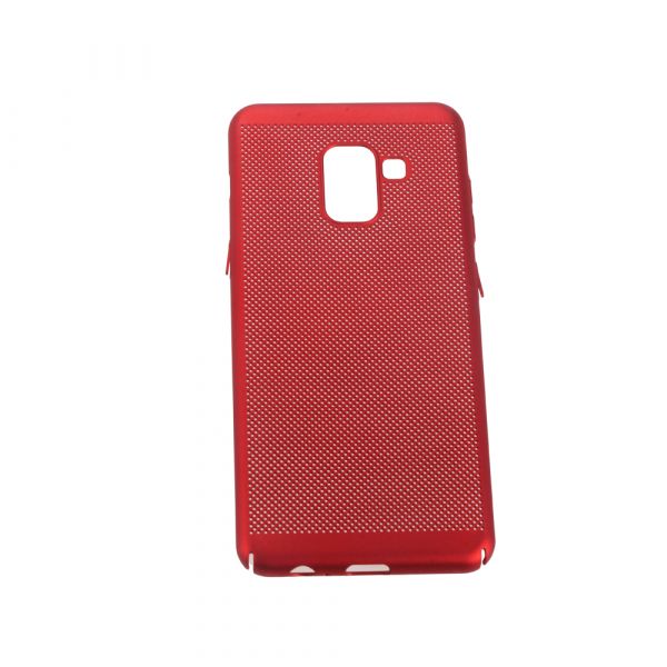 

Накладка пластик для Samsung A605 Galaxy A6+ (2018) Red (перфорированная), Красный