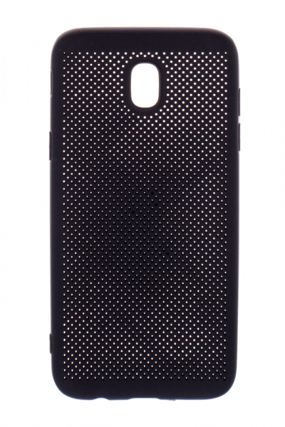 

Накладка пластик для Samsung J400 Galaxy J4 (2018) Black (перфорированная), Черный