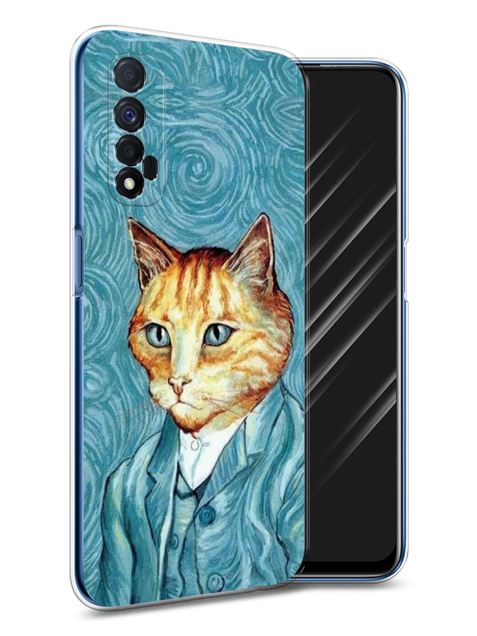 

Чехол Awog на Realme 7 "Кот Ван Гог", Разноцветный, 254150-2