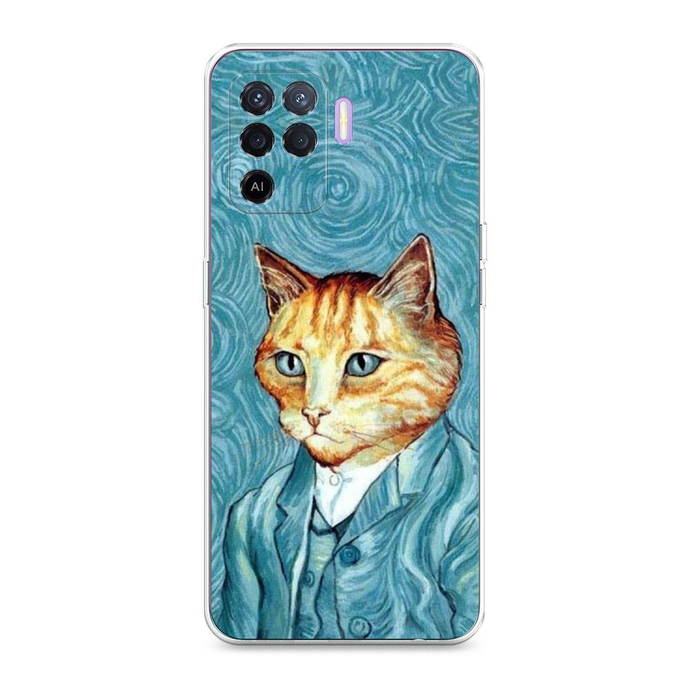 

Чехол Awog на Oppo Reno 5 Lite "Кот Ван Гог", Разноцветный, 255150-2