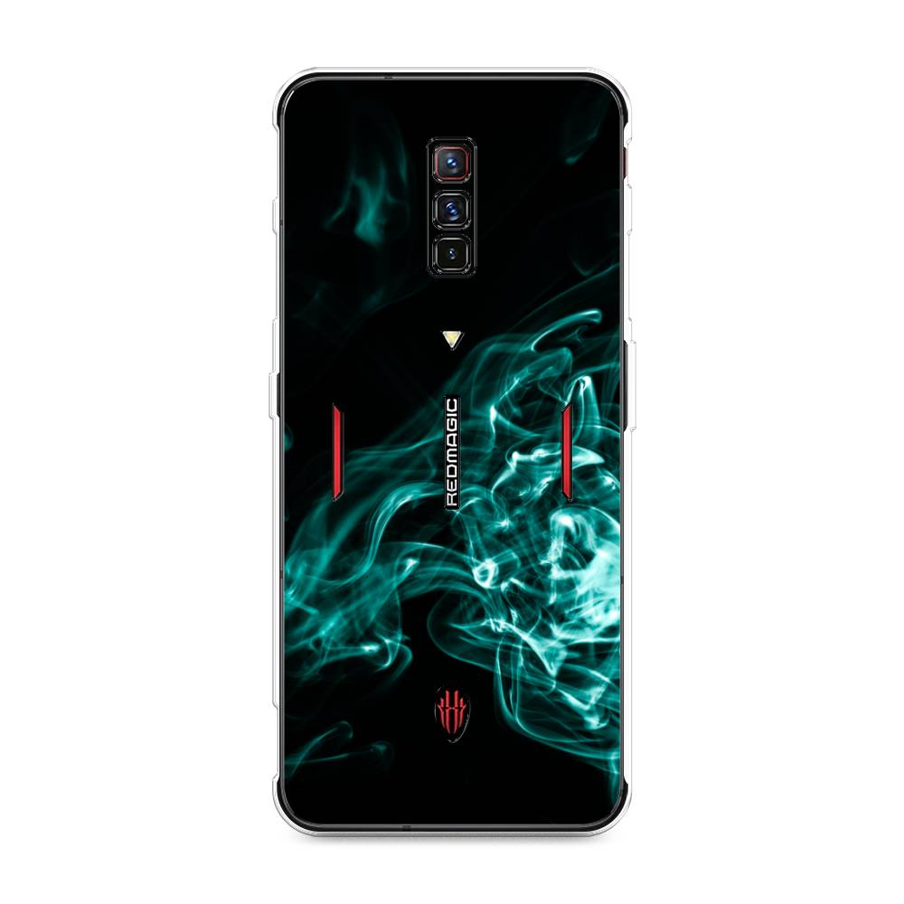 

Чехол на ZTE Nubia Red Magic 6 "Дым", Голубой;черный, 135150-3