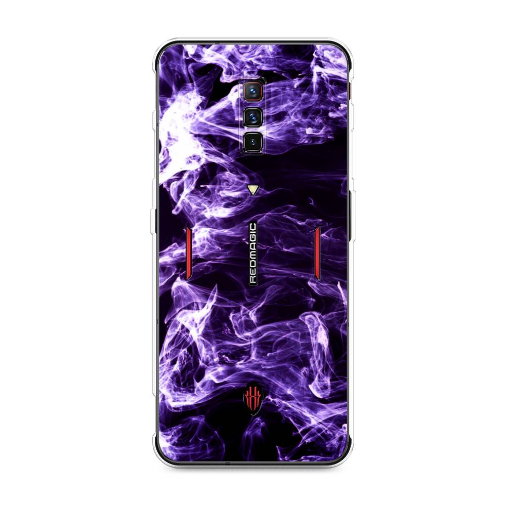 

Чехол на ZTE Nubia Red Magic 6 "Фиолетовый дым", Фиолетовый;белый;черный, 135150-3
