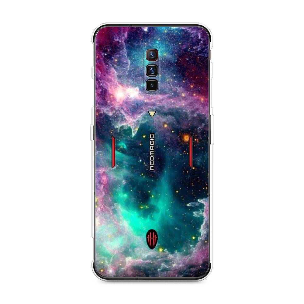 

Чехол на ZTE Nubia Red Magic 6 "Звездные облака", Розовый;бежевый, 135150-2