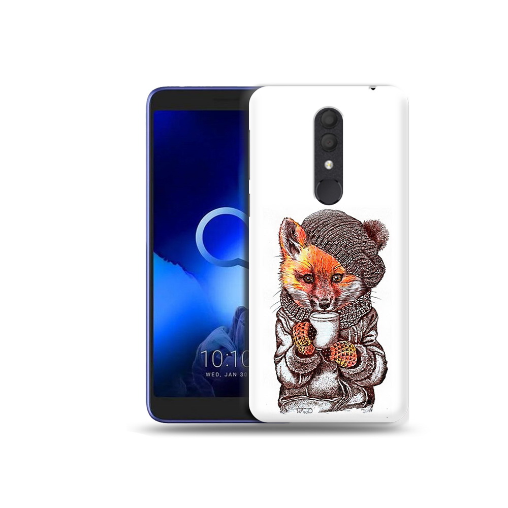 

Чехол MyPads Tocco для Alcatel 1X лиса в шапке (PT133941.659.437), Tocco