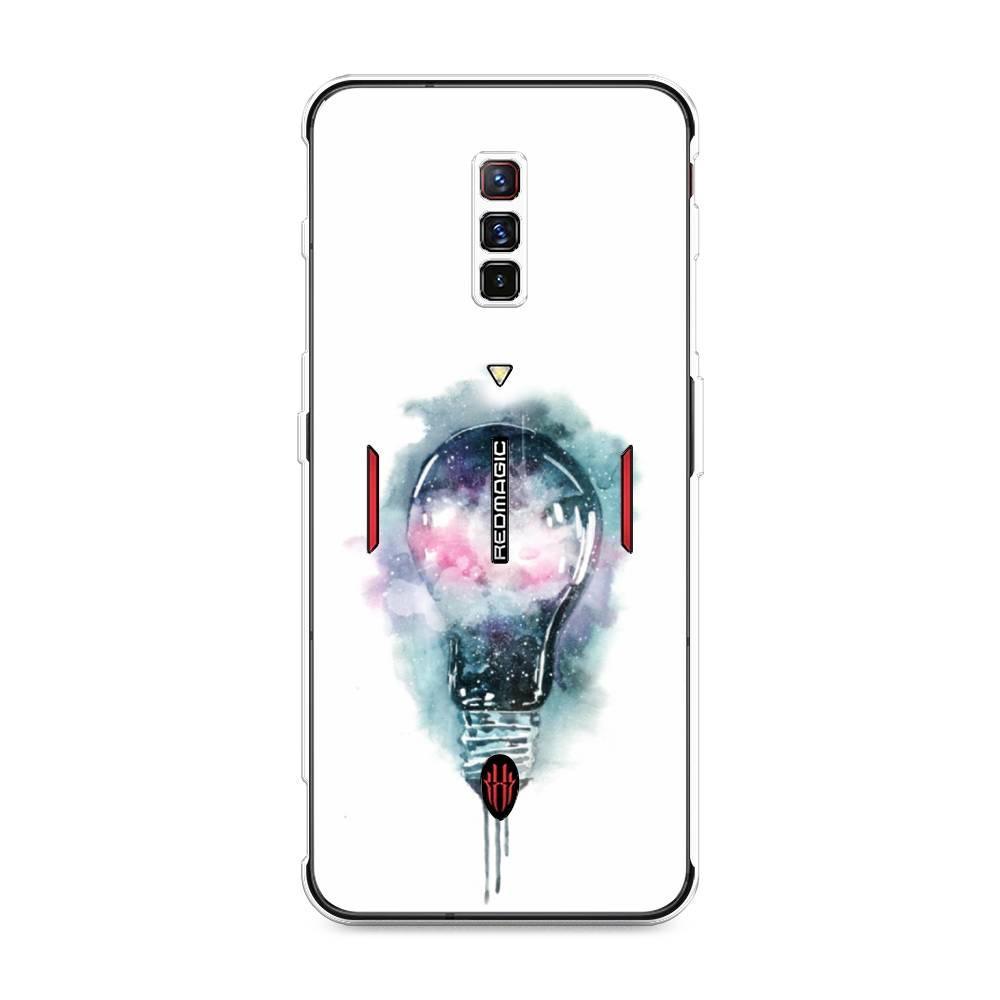 

Чехол на ZTE Nubia Red Magic 6 "Волшебная лампа", Белый;серый, 135150-4