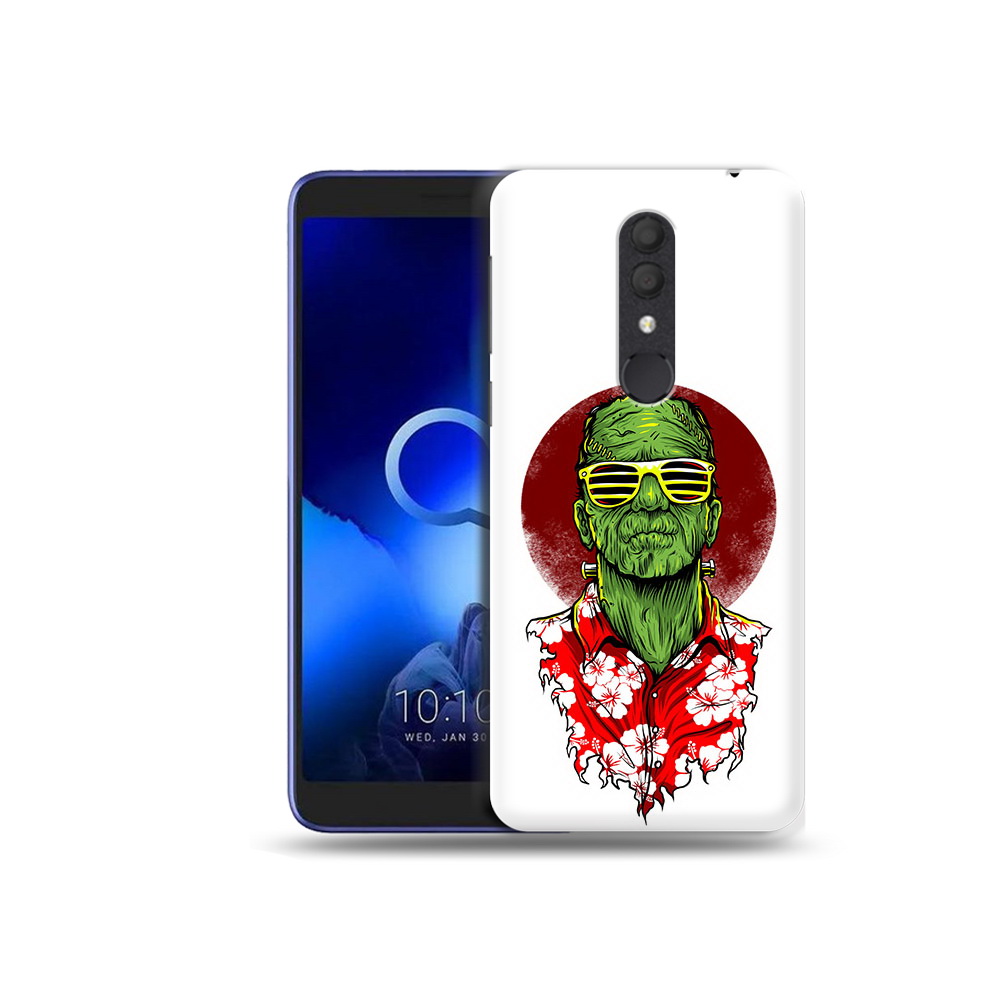

Чехол MyPads Tocco для Alcatel 1X крутой зеленый мужчина в очках (PT133941.659.424), Прозрачный, Tocco