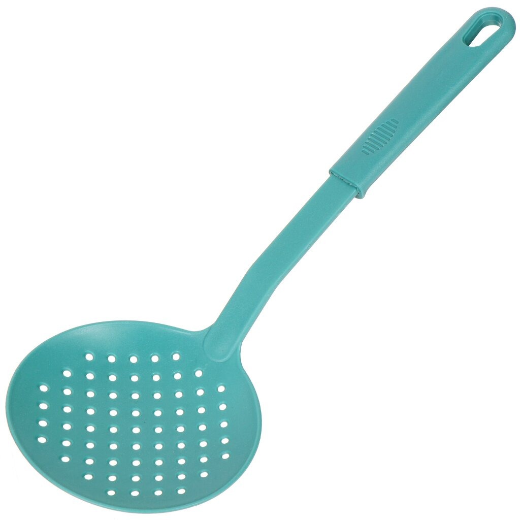 

Шумовка кухонная, нейлон, перфорированная, малахит, Daniks, Эконом, Y4-6187, Голубой