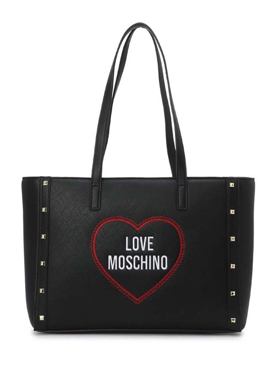 фото Сумка тоут женская love moschino jc4368pp, черный