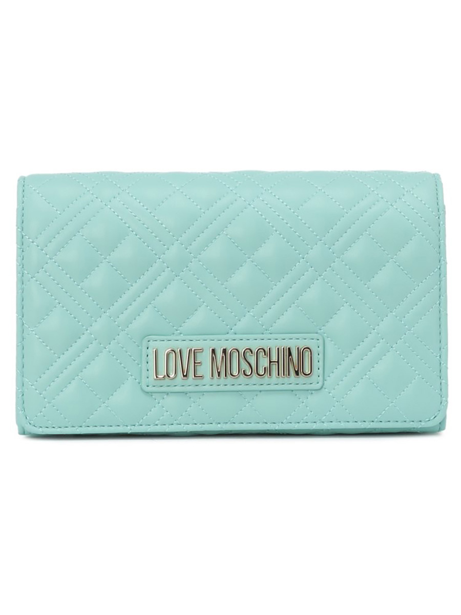 фото Сумка кросс-боди женская love moschino jc4079pp, зелено-голубой