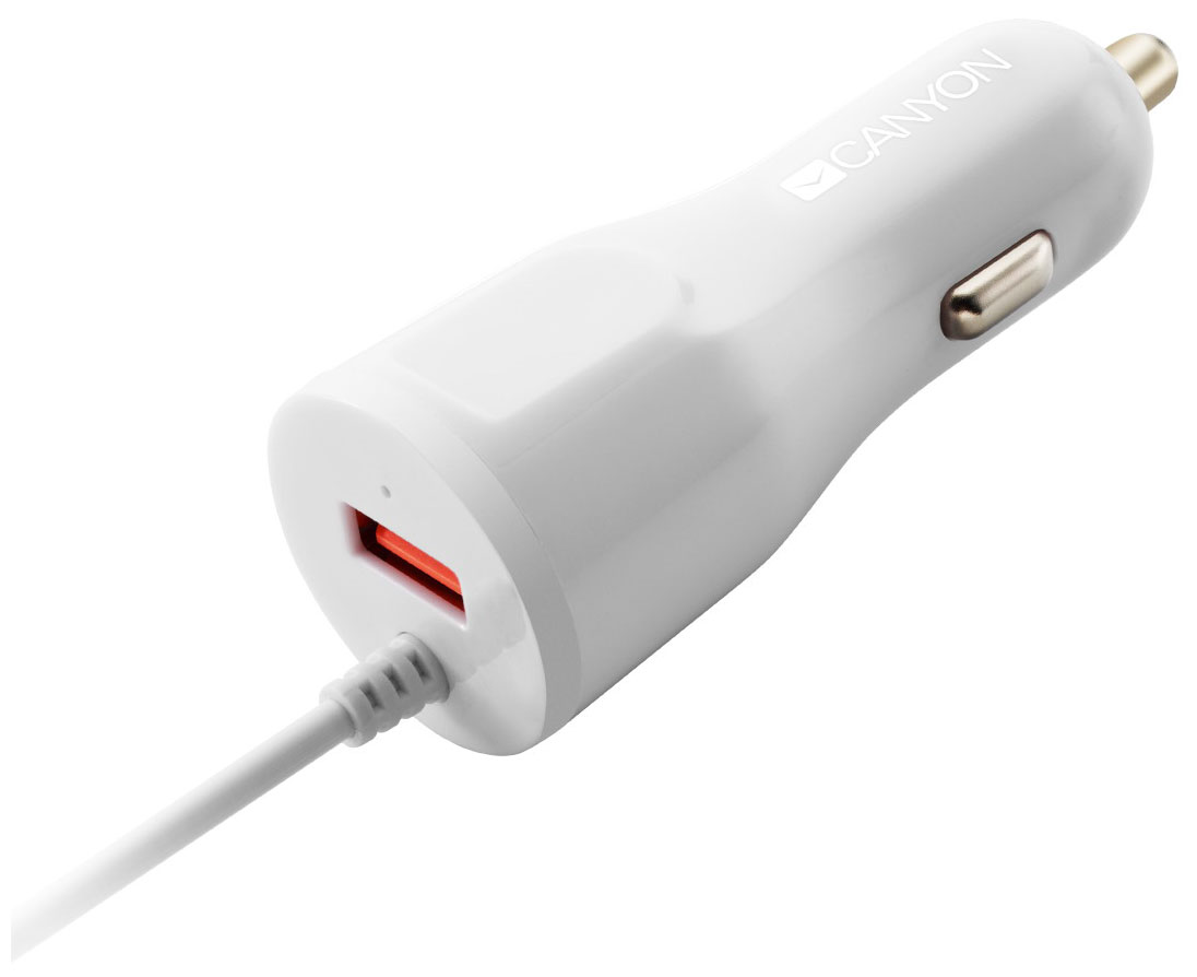 

Canyon C-033 Lightning кабель 2.4 A USB-A 5В-400мА Smart IC белый CNE-CCA033W, C-033 Lightning кабель 2.4 A USB-A 5В-400мА Smart IC белый CNE-CCA033W