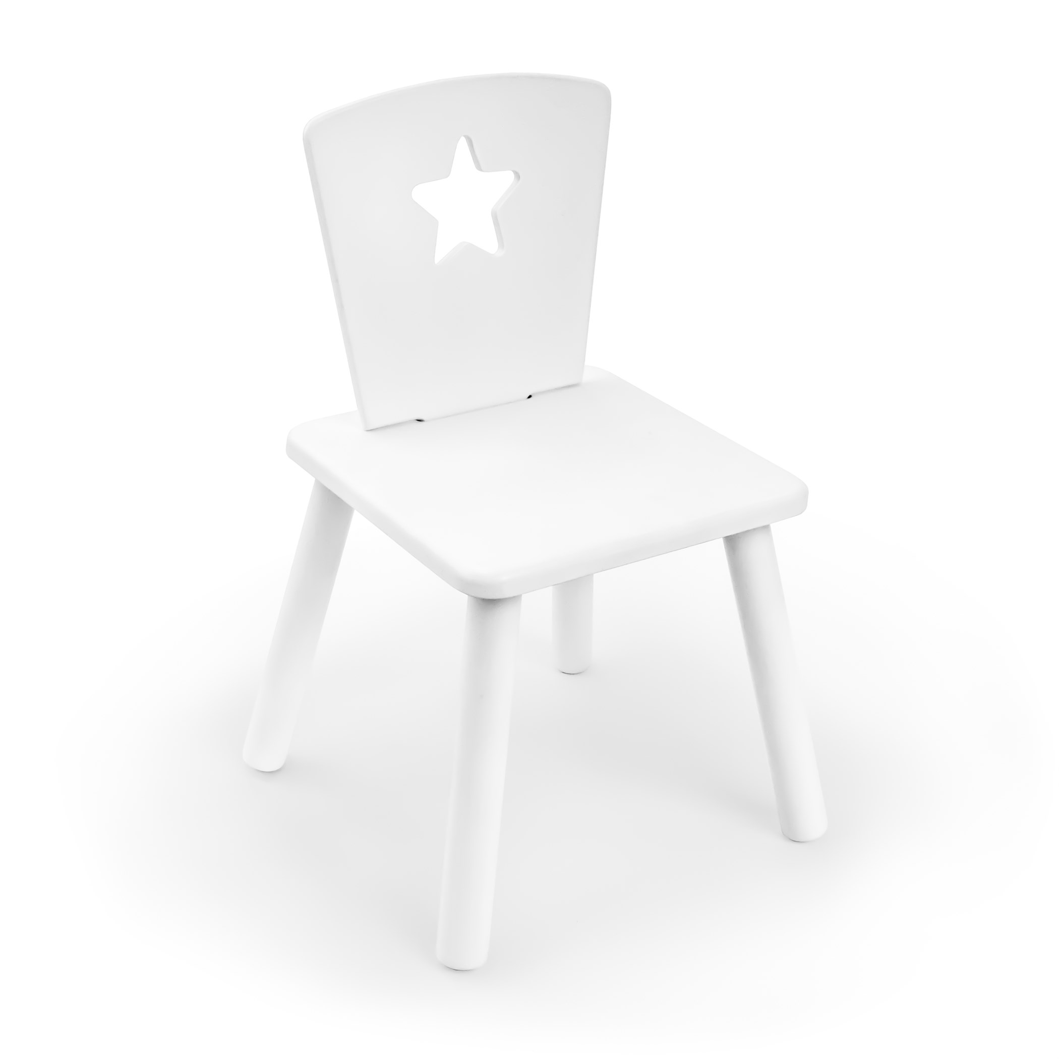 фото Детский стул rolti звезда (белый/белый/белый, массив березы/мдф) 89365