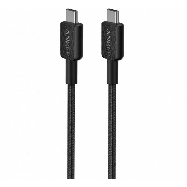 

Кабель Anker Powerline 322 USB-C to USB-C 0.9м (A81F5H11) черный, Powerline 322