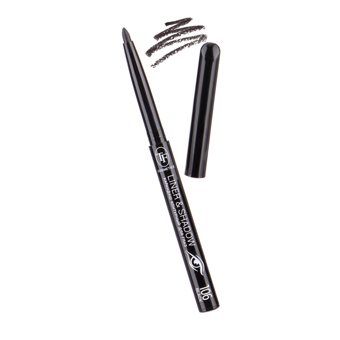 Карандаш для глаз TF Liner&Shadow № 106 черный lucas’ cosmetics карандаш контурный для бровей 01 серо черный brow pencil сс brow
