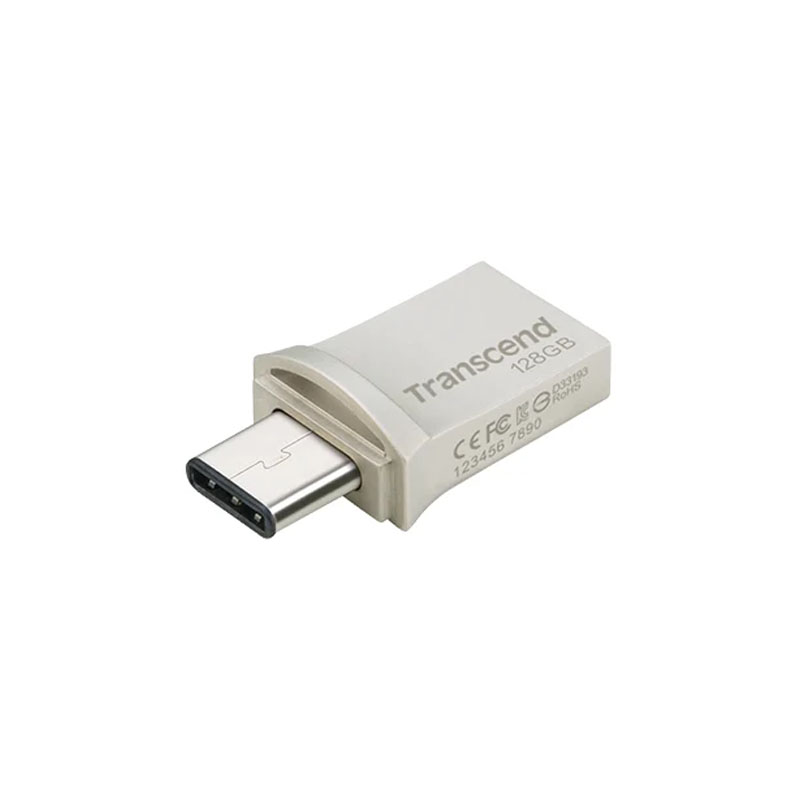 Флешка Transcend JETFLASH 890S 128ГБ Silver (TS128GJF890S)