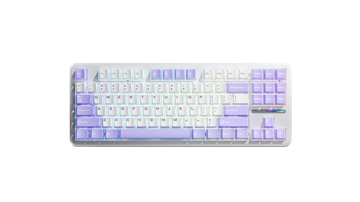 Клавиатура AULA F87 White-Purple 349000₽