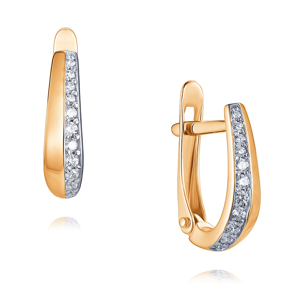 

Серьги из красного золота с фианитом ADAMAS 24039068/01-А50Д-72, 24039068/01-А50Д-72