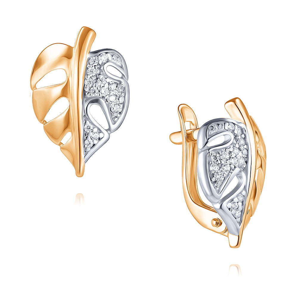 

Серьги из красного золота с фианитом ADAMAS 24039059/01-А50Д-72, 24039059/01-А50Д-72