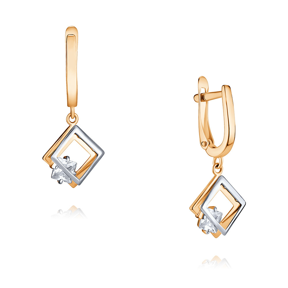 

Серьги из красного золота с фианитом ADAMAS 24039057/01-А50Д-72, 24039057/01-А50Д-72