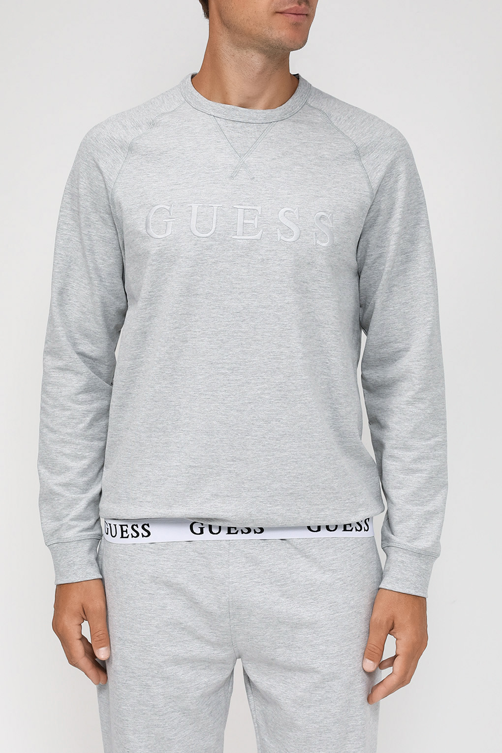 Свитшот мужской Guess U3YQ01 KBS91 серый L 7290₽