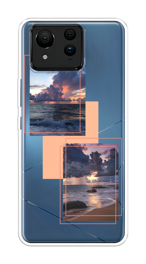 

Чехол на Asus ZenFone 11 Ultra "Sky collage", Розовый;прозрачный;синий, 45250-1