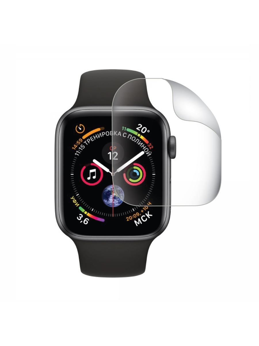 фото Защитная пленка для часов apple watch (42mm) гидрогелевая, глянцевая 6шт zibelino